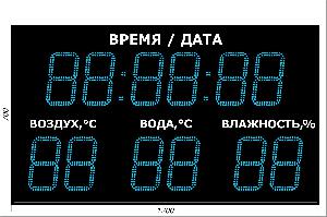 Метеотабло Электроника-221-D21х12хN4-TTW-EB