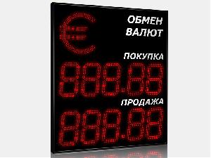 Электронное табло курсов валют Электроника-327-1х2xZ5-S35-ER2