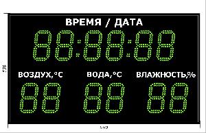 Метеотабло Электроника-215-D15х12хN4-TTW-EG