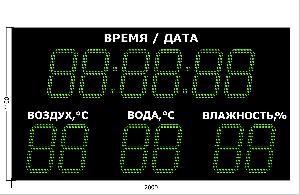 Метеотабло Электроника-235-D35х12хN4-TTW-EG