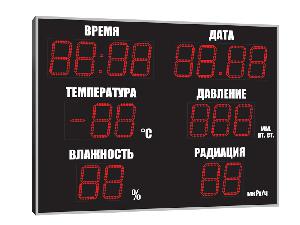 Метеотабло  Электроника-221-D21х18хN6-TPWRd